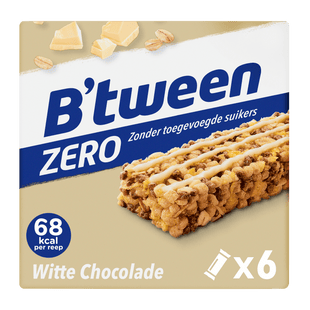 B'tween Mueslireep Zero Witte Chocolade