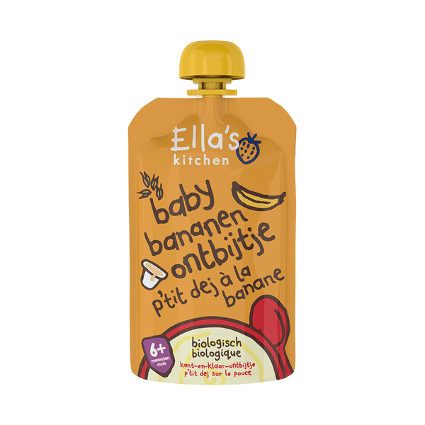Ella's Kitchen Baby ontbijtje banaan 6m+