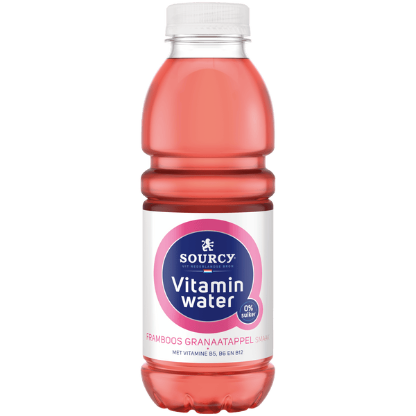 Sourcy Vitaminwasser Himbeere Granatapfel