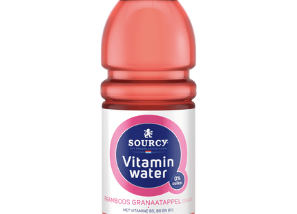 Sourcy Vitaminwater framboos granaatappel