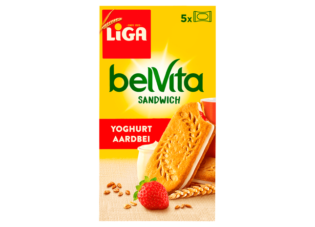 Liga BelVita Kekssandwich Joghurt Erdbeere
