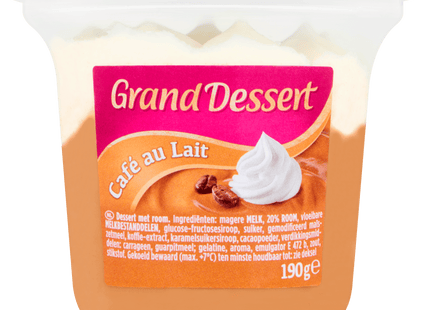 Ehrmann Grand dessert cafe au lait