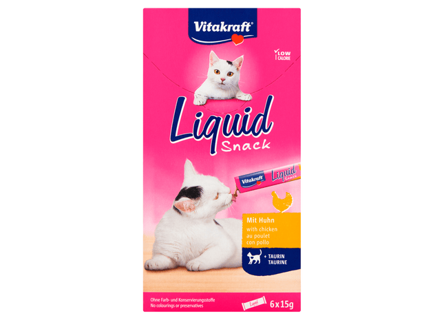 Vitakraft Liquid snack kip & taurine