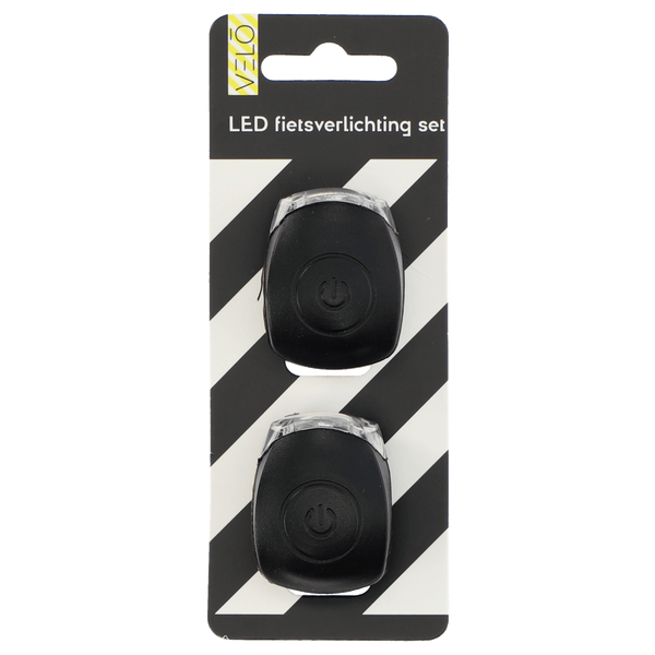 Velo Siliconen fietslampjes zwart