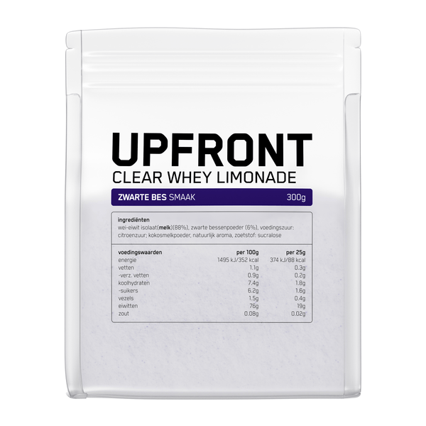 Upfront Clear Whey Zwarte Bes