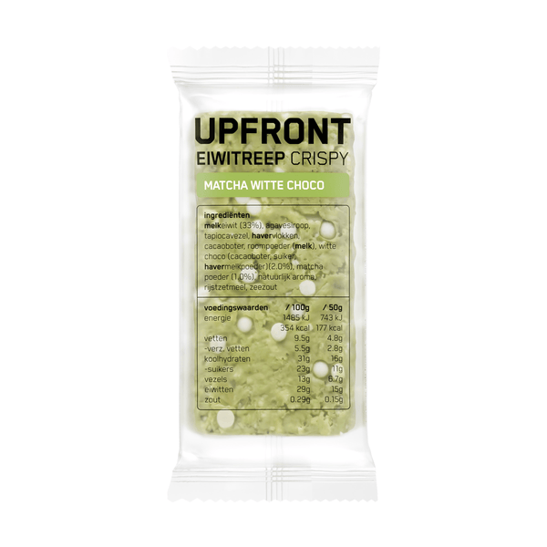 Upfront Protein Bar Crispy Matcha White Choco