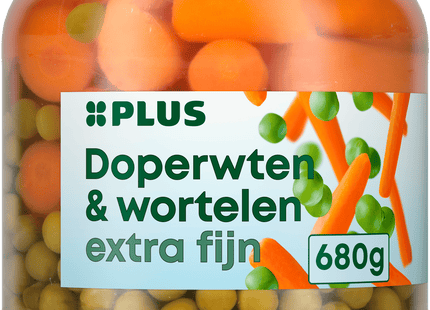 Doperwten en wortelen