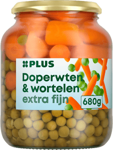 Doperwten en wortelen