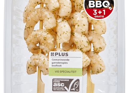 BBQ Shrimp skewer garlic
