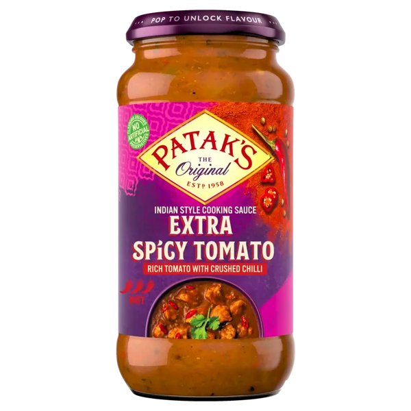 Patak's Extra spicy tomato sauce