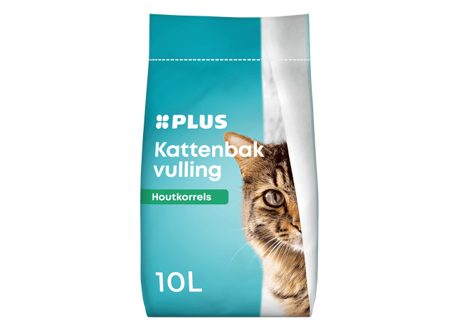 Kattenbakvulling houtkorrels 10 liter
