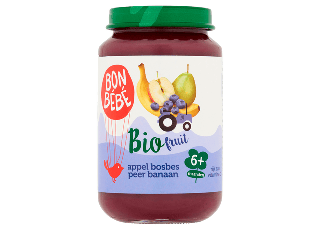 Bonbebe Bio 6mF0603 appel bosbes peer banaan