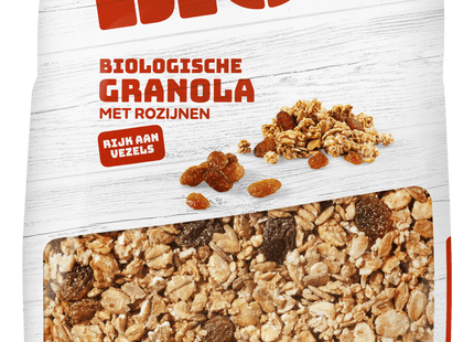 BIO+ Granola volkoren + rozijnen