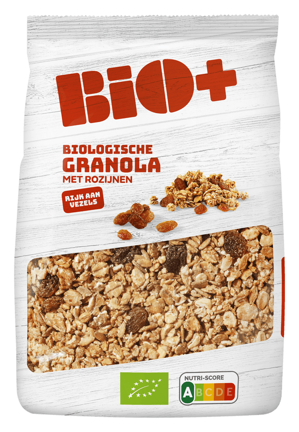 BIO+ Whole Grain Granola with Raisins