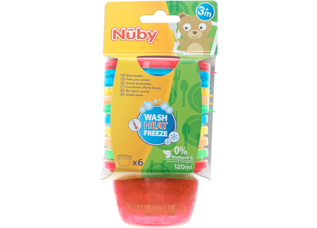Nuby Kommetjes en deksels 118ml