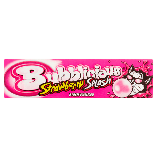 Bubblicious Chewing Gum Strawberry Splash single