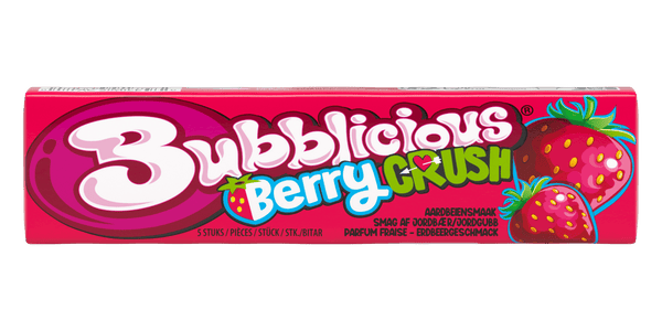 Bubblicious Chewing Gum Strawberry Splash single