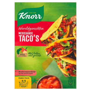 Knorr World Dishes Mexikanische Tacos XL