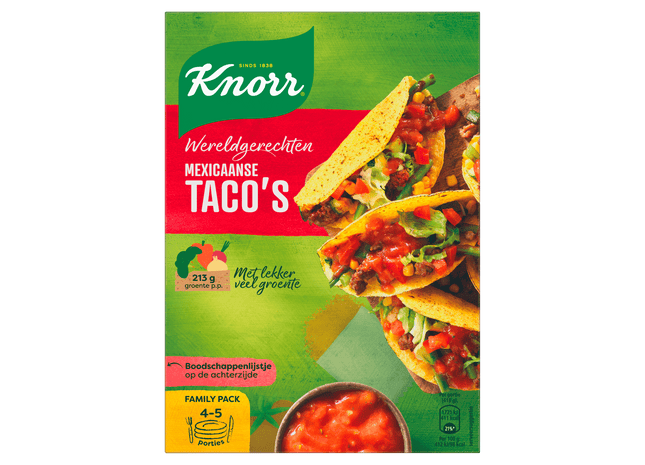 Knorr Wereldgerechten Mexicaanse Tacos XL
