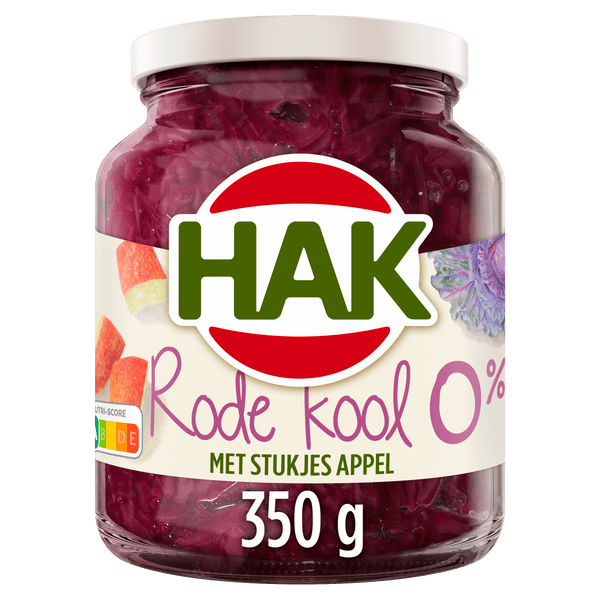 Hak Rotkohl mit Apfel 0%