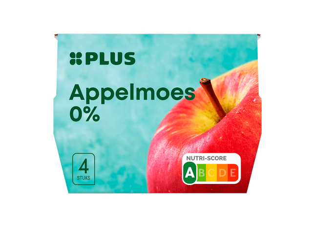 Appelmoes 0% 4-pack