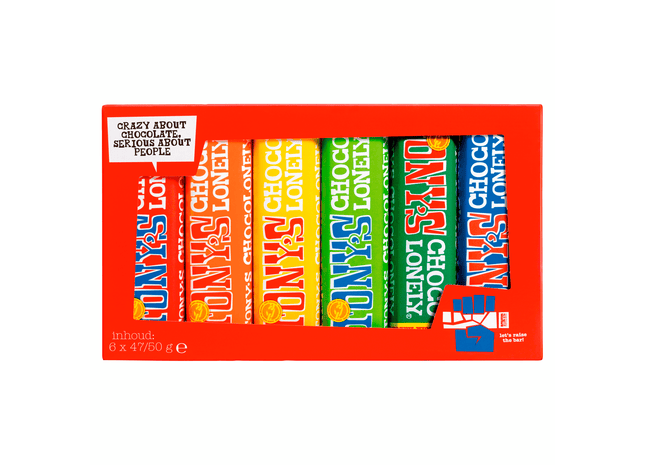 Tony's Chocolonely Proeverijtje chocolade Fairtrade