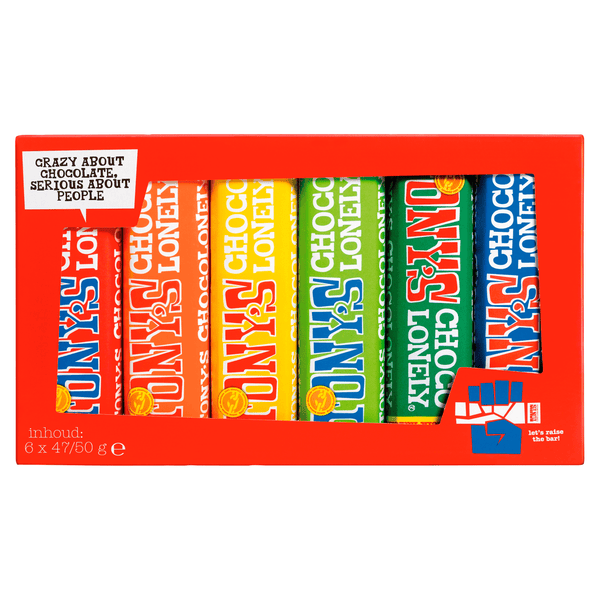 Tony's Chocolonely Probierpaket Schokolade Fairtrade