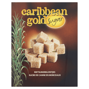 Goldrohrzuckerklumpen