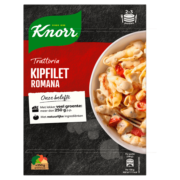 Knorr Trattoria kipfilet romana