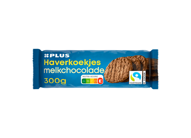 Haverkoekjes melkchocolade Fairtrade