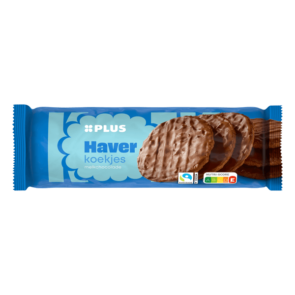 Oat cookies milk chocolate Fairtrade