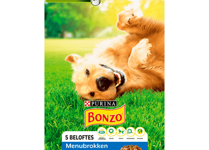 Bonzo Adult menubrokken hondenvoer kip