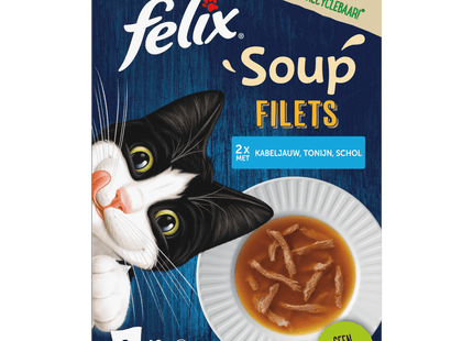 Felix Soup filets vis selectie 6x48g