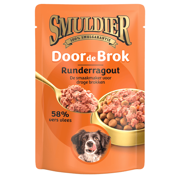 Smuldier Runderragout fürs Trockenfutter