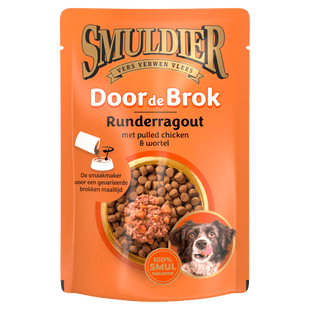 Smuldier Door de brok runderragout