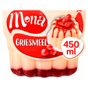 Mona Griesmeelpudding met rode bessensaus