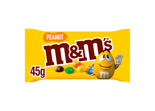 M&M'S Melk chocolade pinda snack single