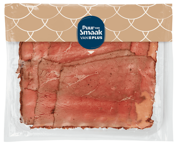 Purely flavored pepper roast beef