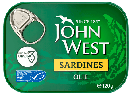 John West Sardines in zonnebloemolie