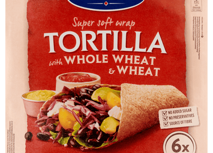 Santa maria Tortilla wrap with whole wheat L 6pcs