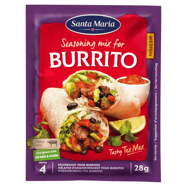Santa Maria Burrito kruidenmix zakje 30 gram
