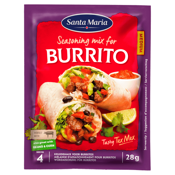 Santa Maria Burrito Gewürzmischung Beutel 30 Gramm