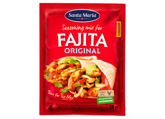 Santa maria Fajita kruidenmix zakje 28 gram