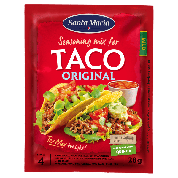Santa Maria Taco kruidenmix zakje 28 gram