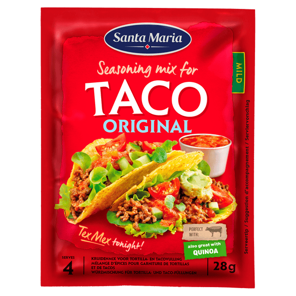 Santa Maria Taco-Gewürzmischung Beutel 28 Gramm