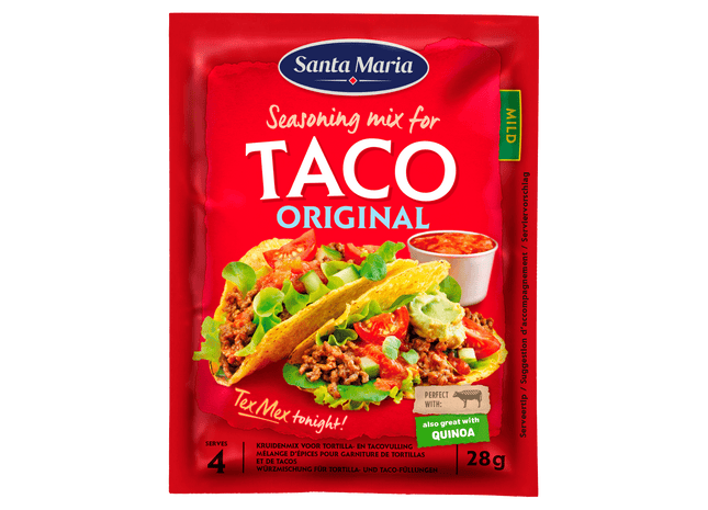 Santa maria Taco kruidenmix zakje 28 gram