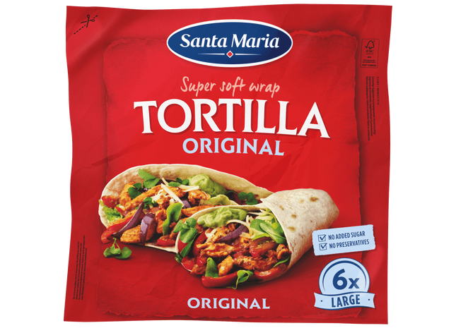 Santa maria Tortilla original large
