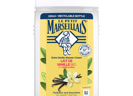 Le Petit Marseiliais Showercream Vanilla Milk