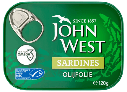 John West Sardines in olijfolie MSC