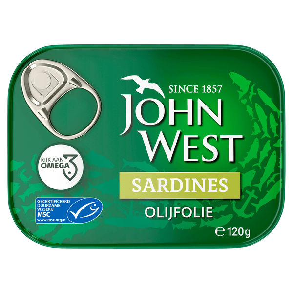 John West Sardines in olijfolie MSC